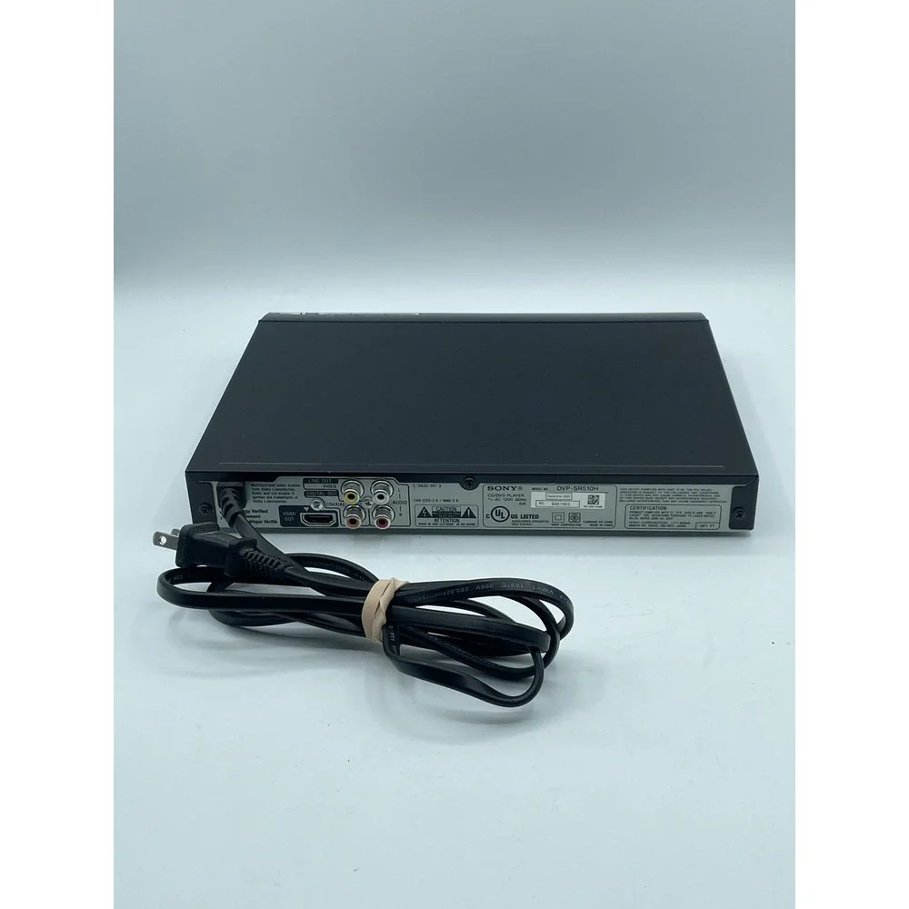 Sony DVP-SR510H DVD Player 1080p Upscaling HDMI CD Player w/ Remote Tested/Works